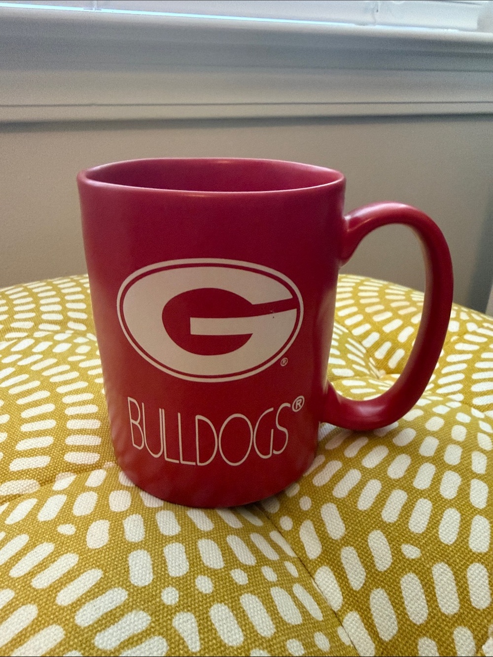 Georgia Bulldogs Red Ceramic Coffee Mug